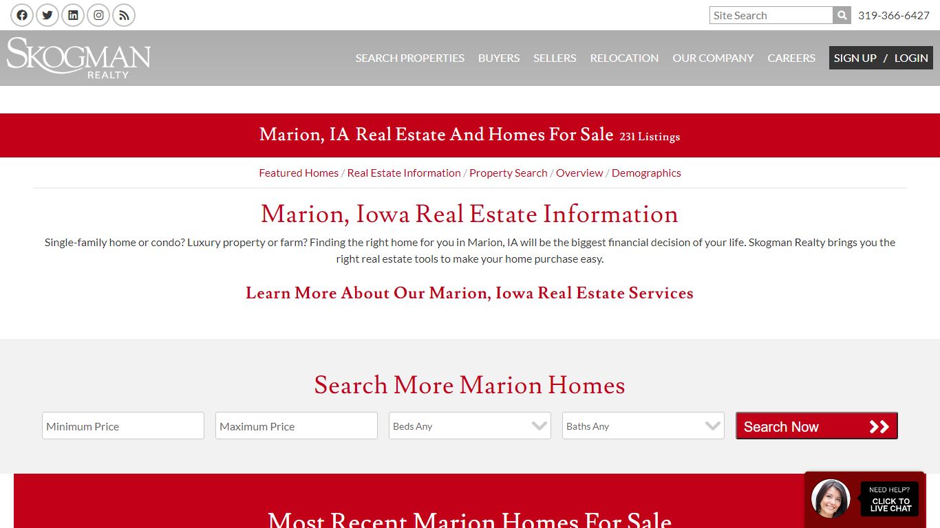 Marion Realtors | Homes for Sale in Marion, IA - Skogman Realty